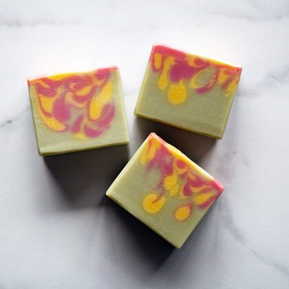 cactus flower goat milk soap