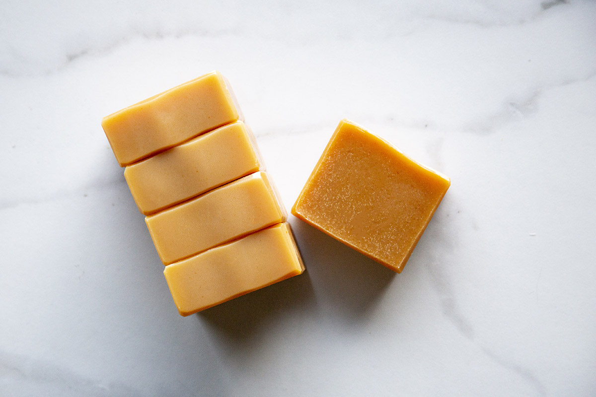 lemongrass and rosemary soap