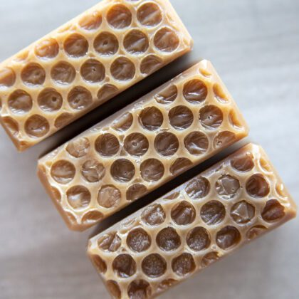 oatmeal, milk, and honey soap