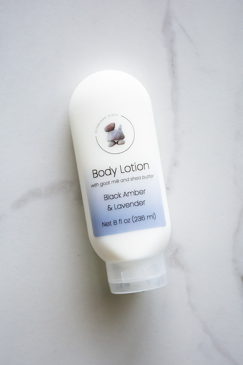 Image of Black Amber & Lavender lotion