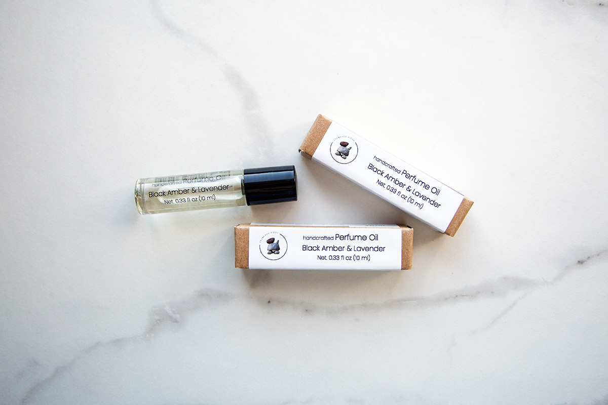 Image of Black Amber & Lavender Perfume Oil