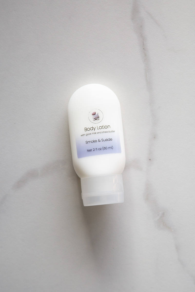 Image of Smoke & Suede travel lotion